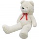 Мека плюшена играчка мече, XXL, бяло, 175 см - Мека плюшена играчка мече, XXL, бяло, 175 см -