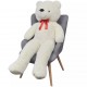 Мека плюшена играчка мече, XXL, бяло, 175 см - Мека плюшена играчка мече, XXL, бяло, 175 см -