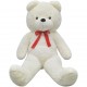 Мека плюшена играчка мече, XXL, бяло, 175 см - Мека плюшена играчка мече, XXL, бяло, 175 см -