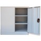 Sonata Офис шкаф с 2 врати, сив, 90 см, стомана -