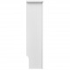 Бяла MDF декоративна решетка за отопляващ радиатор, 152 см -