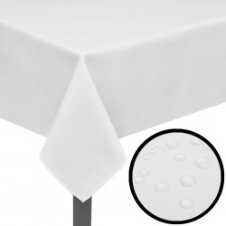 Покривки за маса, бели, 5 бр, 170 x 130 см - Покривки за маса