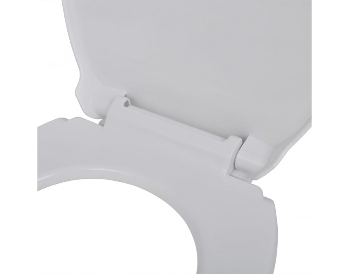 Sonata Тоалетна седалка с плавно затваряне, бяла, овална -