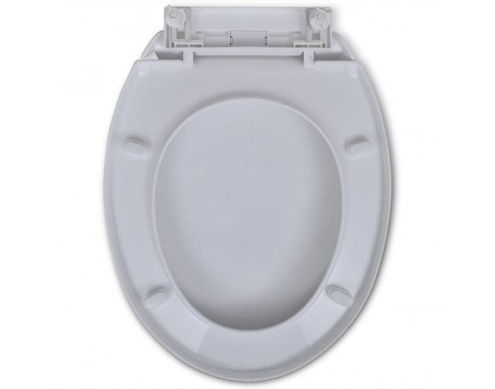 Sonata Тоалетна седалка с плавно затваряне, бяла, овална -