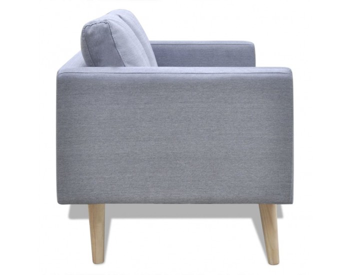 Sonata Двуместен диван, тапицерия от плат, светлосив -