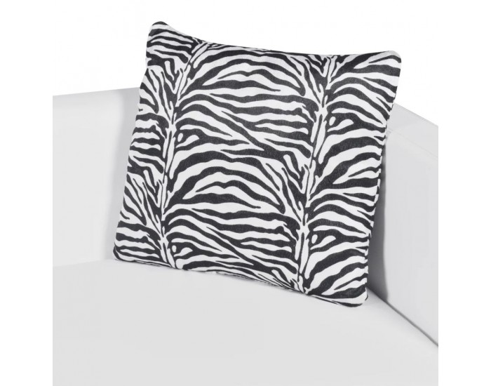 Sonata Двуместен диван, изкуствена кожа, бял -