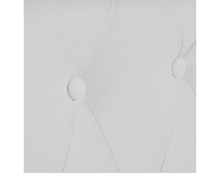 Sonata Диван “Честърфийлд“, 2-местен, изкуствена кожа, бял -