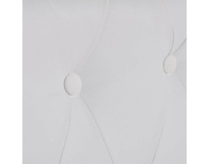 Sonata Диван “Честърфийлд“, 3-местен, изкуствена кожа, бял -