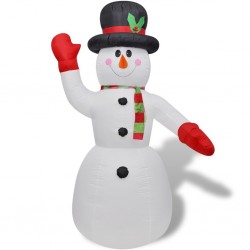 Надуваем снежен човек 240 см - Сезонни и Празнични Декорации