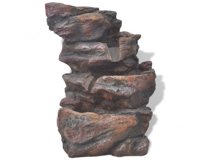 Sonata вътрешен фонтан с LED светлина, полиестерна смола -