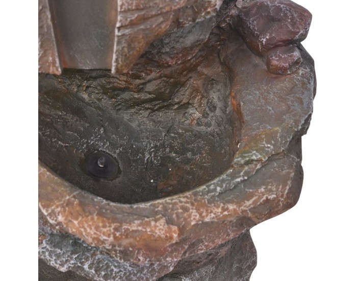 Sonata вътрешен фонтан с LED светлина, полиестерна смола -