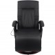 Sonata Шиацу кресло за масаж с полу-PU тапицерия,черно -