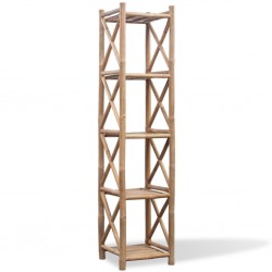 5-етажен квадратен рафт от бамбук - Промоции