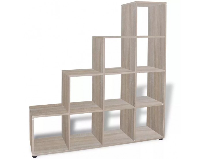 Sonata Стълбовидна библиотека/полица 142 см, цвят дъб -