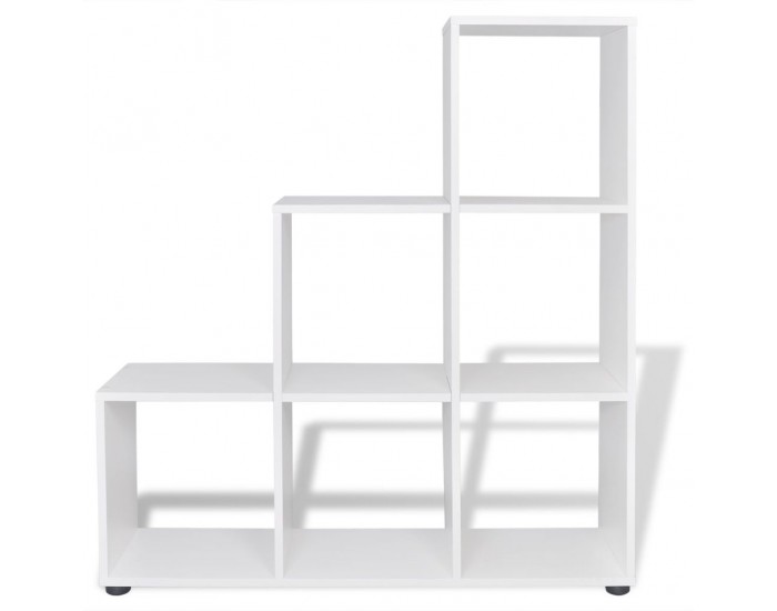 Sonata Стълбовидна библиотека/полица 107 см, бяла -