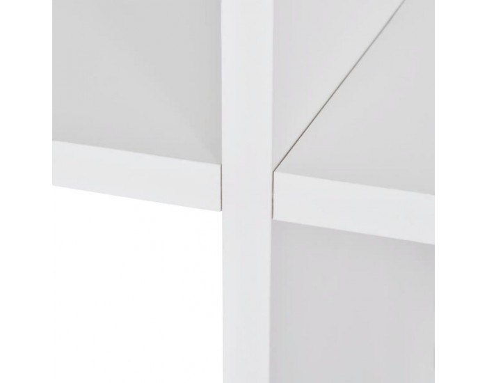 Sonata Стълбовидна библиотека/полица 107 см, бяла -