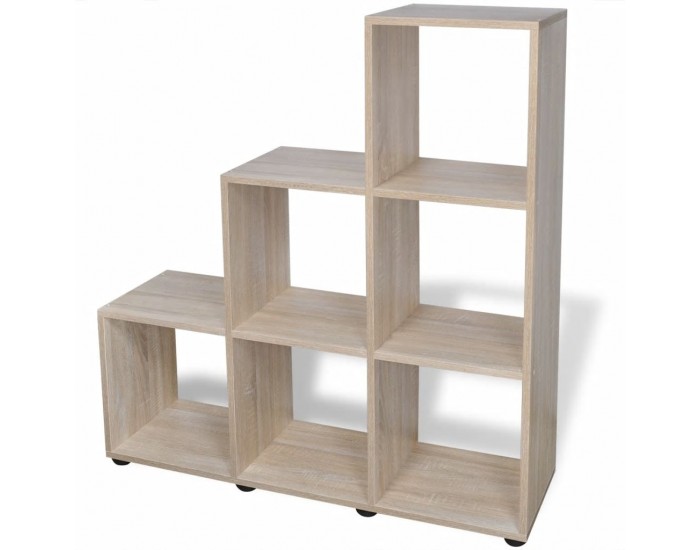 Sonata Стълбовидна библиотека/полица 107 см, цвят дъб -