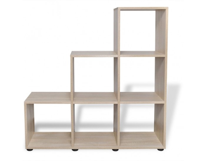 Sonata Стълбовидна библиотека/полица 107 см, цвят дъб -