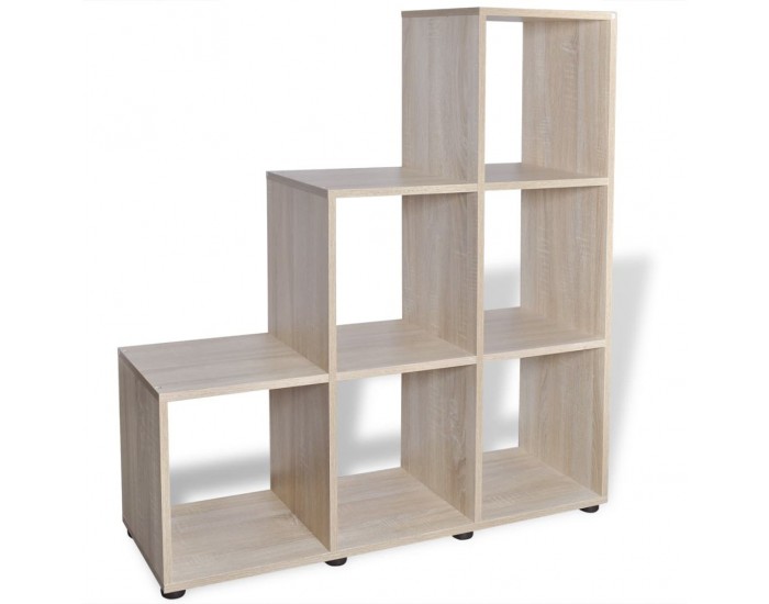 Sonata Стълбовидна библиотека/полица 107 см, цвят дъб -