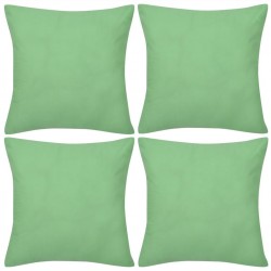 Sonata Калъфки за възглавници 4 бр, памук, 40 x 40 см, ябълково зелено - Декоративни Възглавници