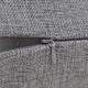 Sonata Калъфки за възглавници, 4 бр, ленен вид, 50x50 см, черни -