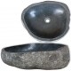 Sonata Овална мивка от речен камък, 38-45 см -