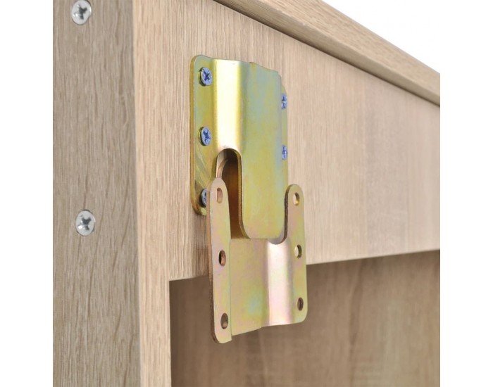 Sonata комплект мебели за баня от 8 части и мивки, бежов цвят -