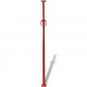 Sonata телескопични строителни подпори 280 см, червен цвят -