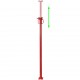 Sonata телескопични строителни подпори 280 см, червен цвят -