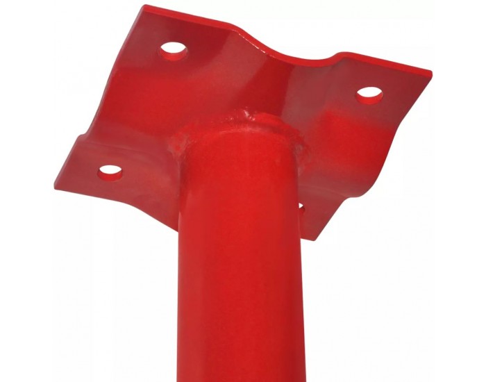 Sonata телескопични строителни подпори 280 см, червен цвят -