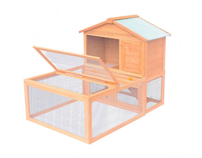 Sonata Външна клетка за зайци и дребни животни, дървена -
