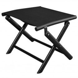 Sonata Сгъваемо столче за крака, алуминий, 41x49.5x38 cм, черно - Столове