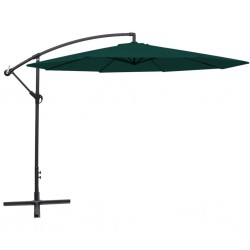Sonata Свободновисящ чадър за слънце, 3.5 м, зелен - Сенници и Чадъри