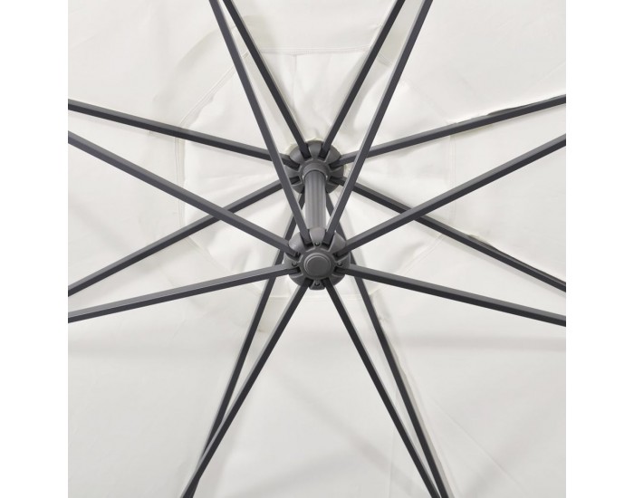 Sonata Свободновисящ чадър, 3,5м, бял -