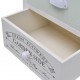 Sonata Нощни шкафчета във френски стил, 2 бр, дърво -
