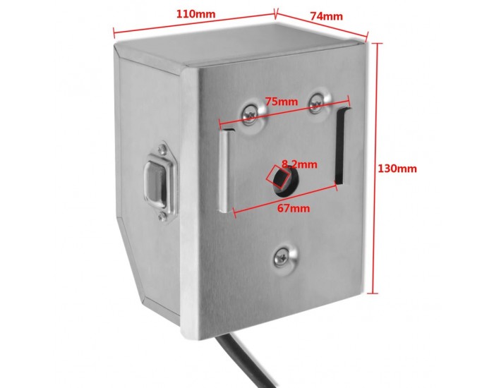 Sonata BBQ шиш с професионален мотор, стоманен, 1200 мм -