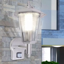 Sonata Стенен градински фенер със сензор от неръждаема стомана - Външно осветление