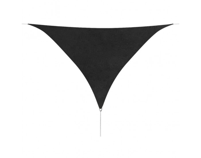Sonata Слънцезащитно платно, Оксфорд плат, триъгълно, 5x5x5м, антрацит -