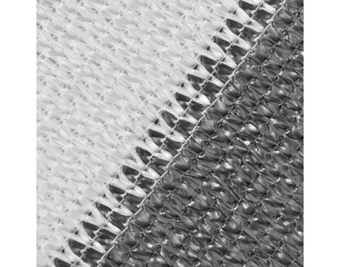 Sonata Балконски екран, HDPE, 90x400 см, антрацитно сиво и бяло - Sonata Балконски екран, HDPE, 90x400 см, антрацитно сиво и бяло -