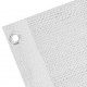 Sonata Балконски екран, HDPE, 75x400 см, бял -