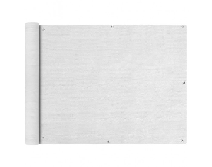 Sonata Балконски екран, HDPE, 90x600 см, бял - Sonata Балконски екран, HDPE, 90x600 см, бял -