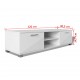 Sonata ТВ шкаф с гланцово покритие, бял, 120x40.3x34.7 cм - Sonata ТВ шкаф с гланцово покритие, бял, 120x40.3x34.7 cм -