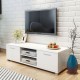 Sonata ТВ шкаф с гланцово покритие, бял, 120x40.3x34.7 cм - Sonata ТВ шкаф с гланцово покритие, бял, 120x40.3x34.7 cм -