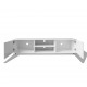 Sonata ТВ шкаф с гланцово покритие, бял, 140x40.3x34.7 cм -