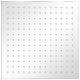 Sonata Душ пита, неръждаема стомана, квадратна форма, 30x30 cm -