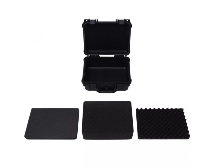 Sonata Защитен куфар за оборудване, 35x29,5x15 cм, черен -