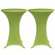 Sonata Покривки за маса, еластични, 2 бр, 70 см, зелени -