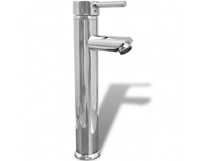 Sonata Комплект мебели за баня, с мивки и кранове, черен, 10 части -