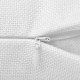 Sonata Калъфки за възглавници, 4 бр, ленен вид, бели, 40x40 см -