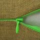 Sonata Калъфки за възглавници, 4 бр, ленен вид, зелени, 50x50 см -